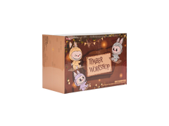 Labubu Pop Mart The Monsters Timber Workshop Playing on the Swing Plush Pendant (Pop Land Exclusive) Sealed Case (6 Blind Box)