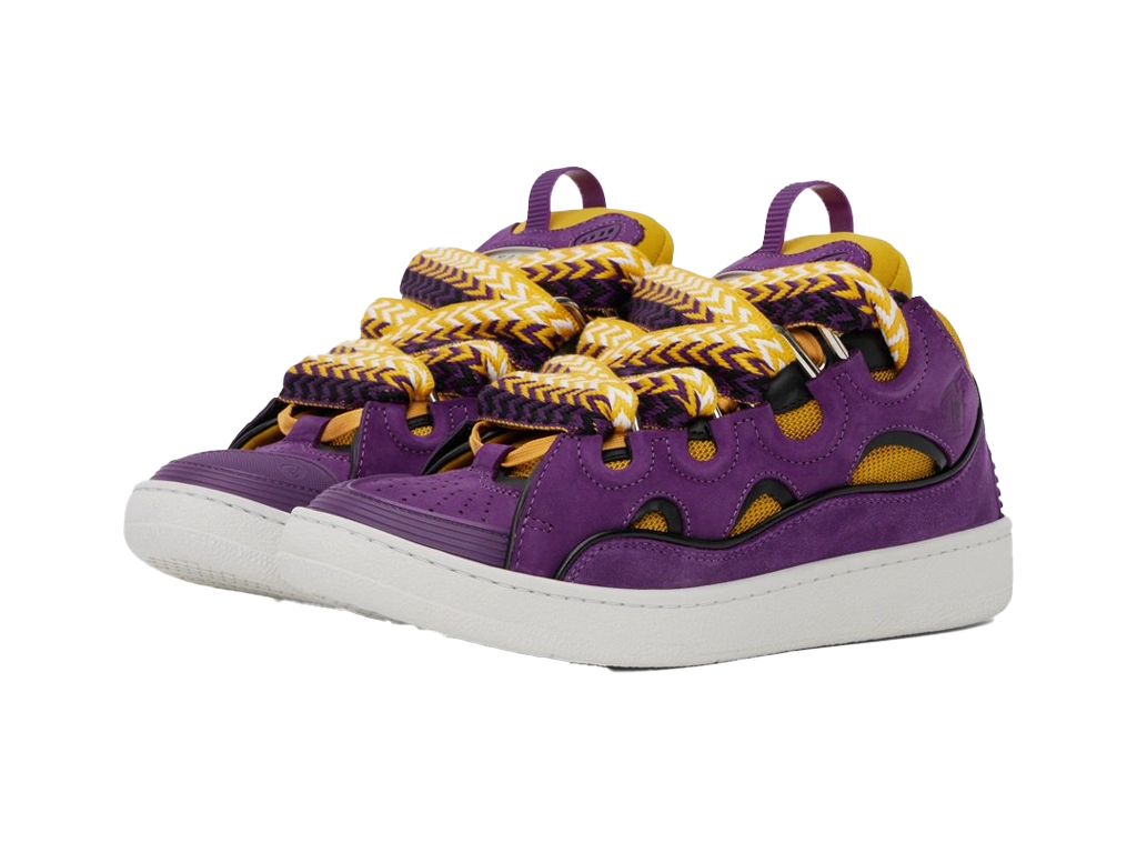 Lanvin Wmns Curb Sneakers Purple Yellow-Lanvin-pikastore.cz