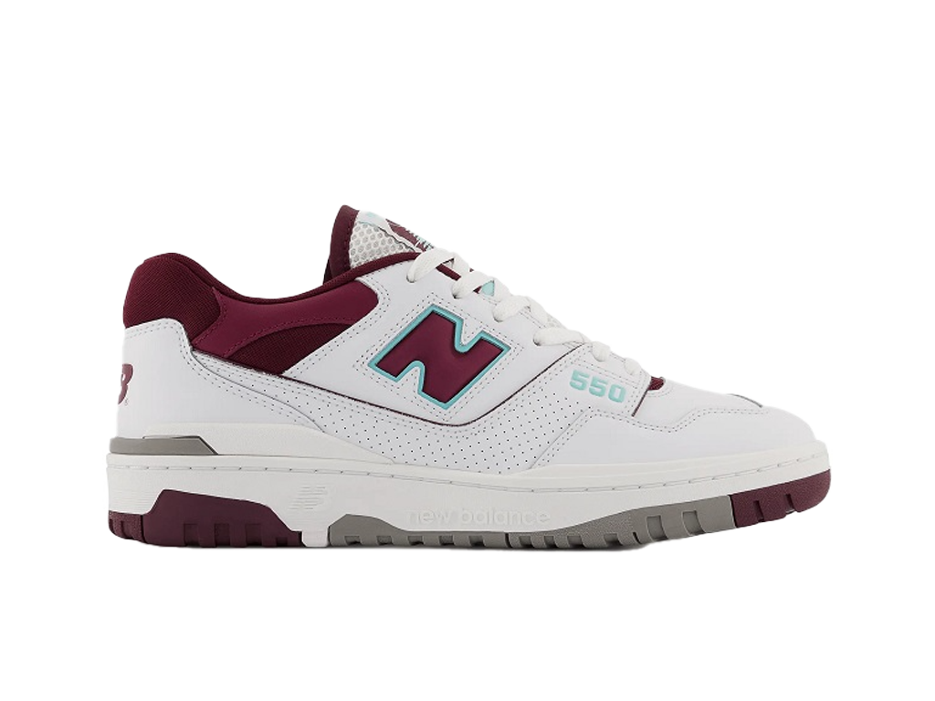 New Balance 550 Burgundy Turquoise-New Balance-pikastore.cz