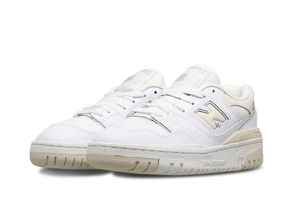New Balance 550 White Cream Leather-New Balance-pikastore.cz
