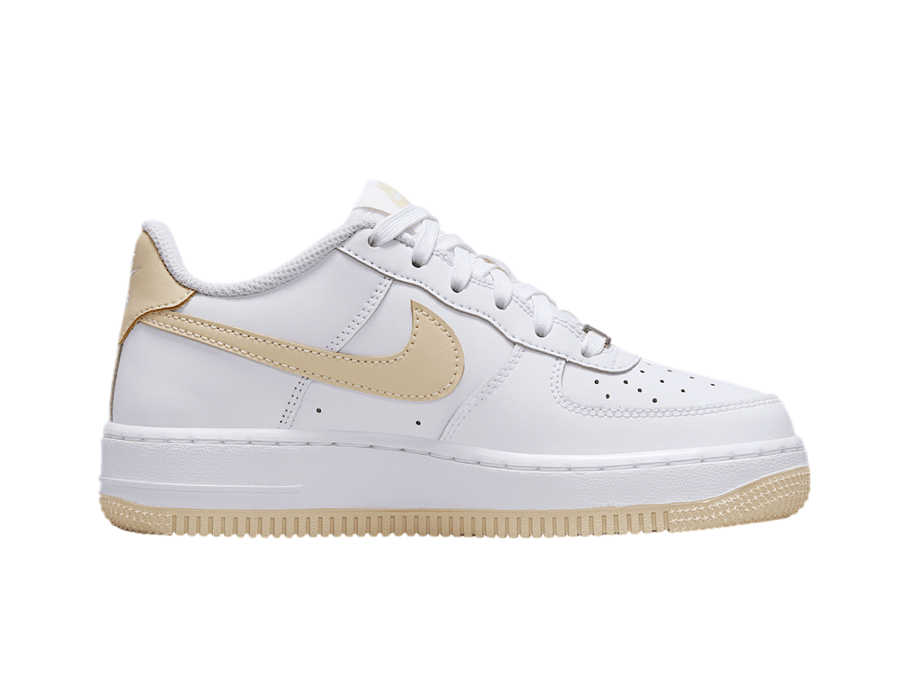 Nike Air Force 1 GS White Light Khaki-Nike-pikastore.cz