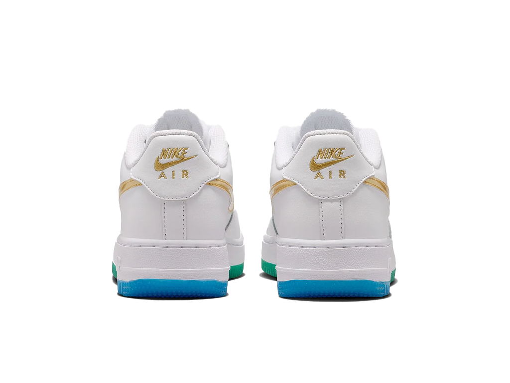 Nike Air Force 1 GS White Soar Sonic Yellow – sneakers – foto 4 di 5