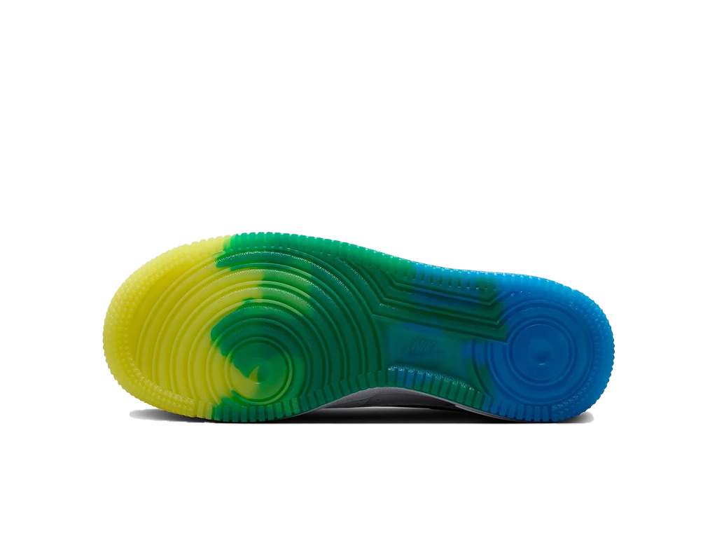 Nike Air Force 1 GS White Soar Sonic Yellow – sneakers – foto 5 di 5