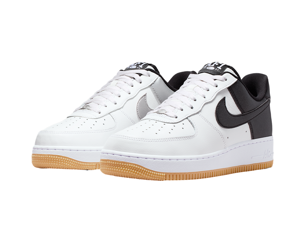 Nike Air Force 1 Low 07 LV8 White Black Metallic Silver-Nike-pikastore.cz