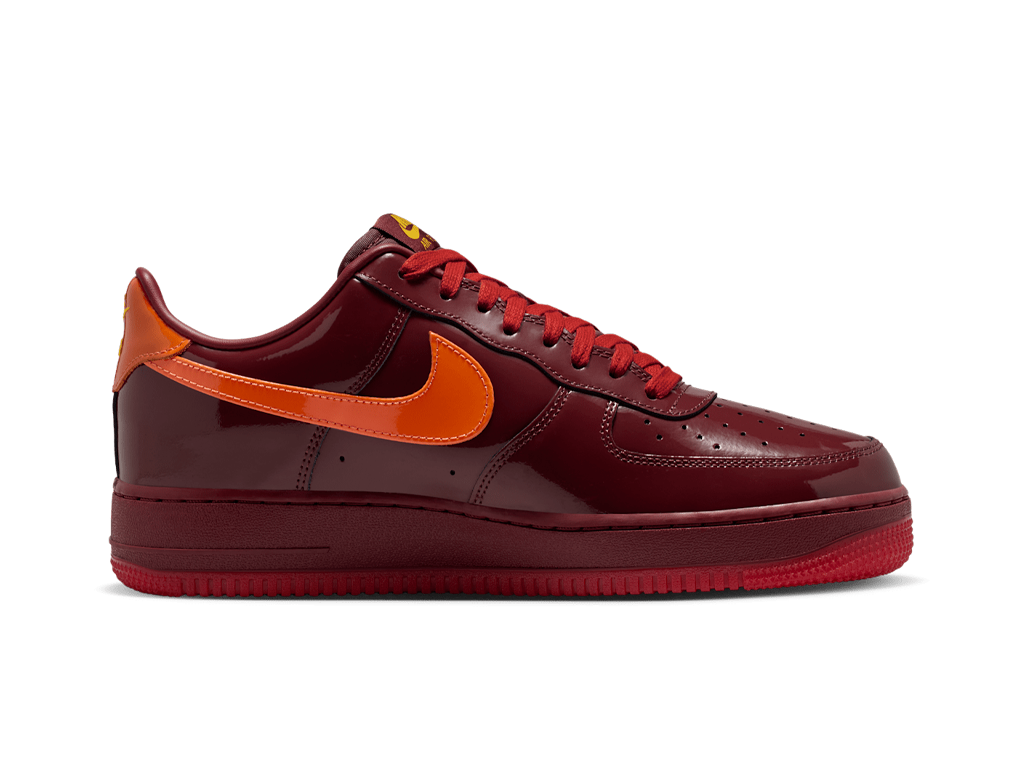 Nike Air Force 1 Low Patent Leather Dark Team Red-Nike-pikastore.cz