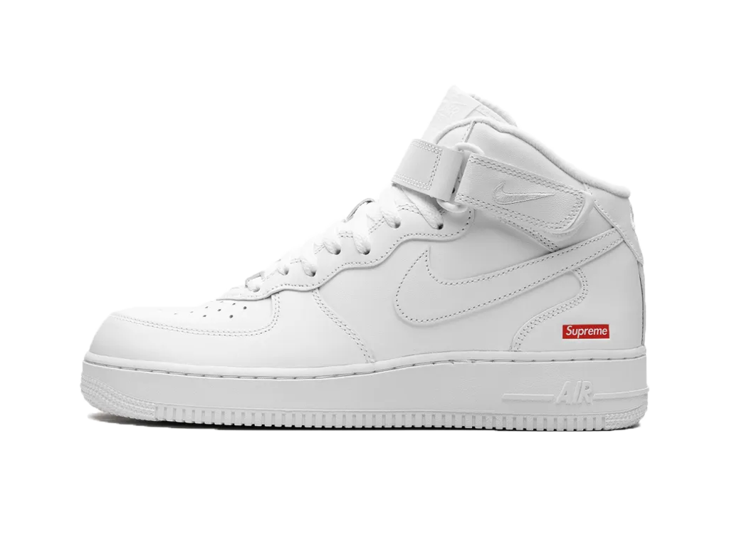 Nike Air Force 1 Mid Supreme White-Nike-pikastore.cz
