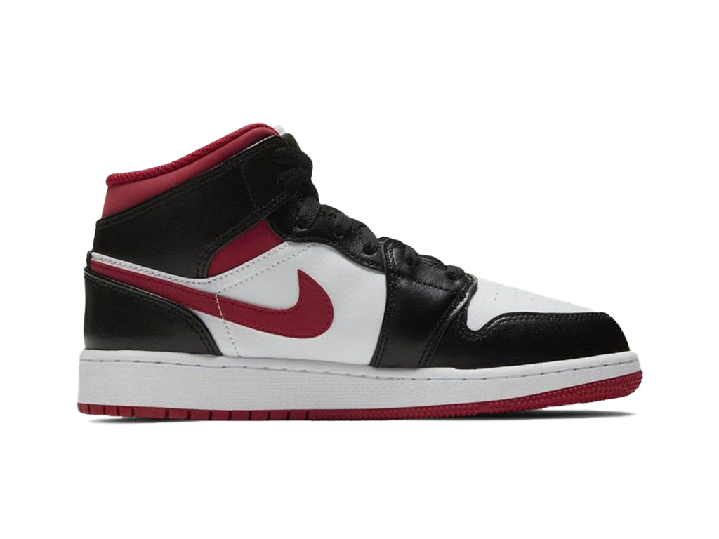 Nike Air Jordan 1 Mid GS Black Gym Red