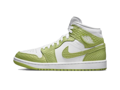 Nike Air Jordan 1 Mid Green Python (Mujer)