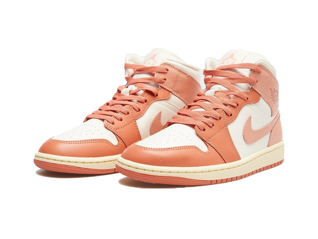 Nike Air Jordan 1 Mid Sail Madder Root-Air Jordan-pikastore.cz