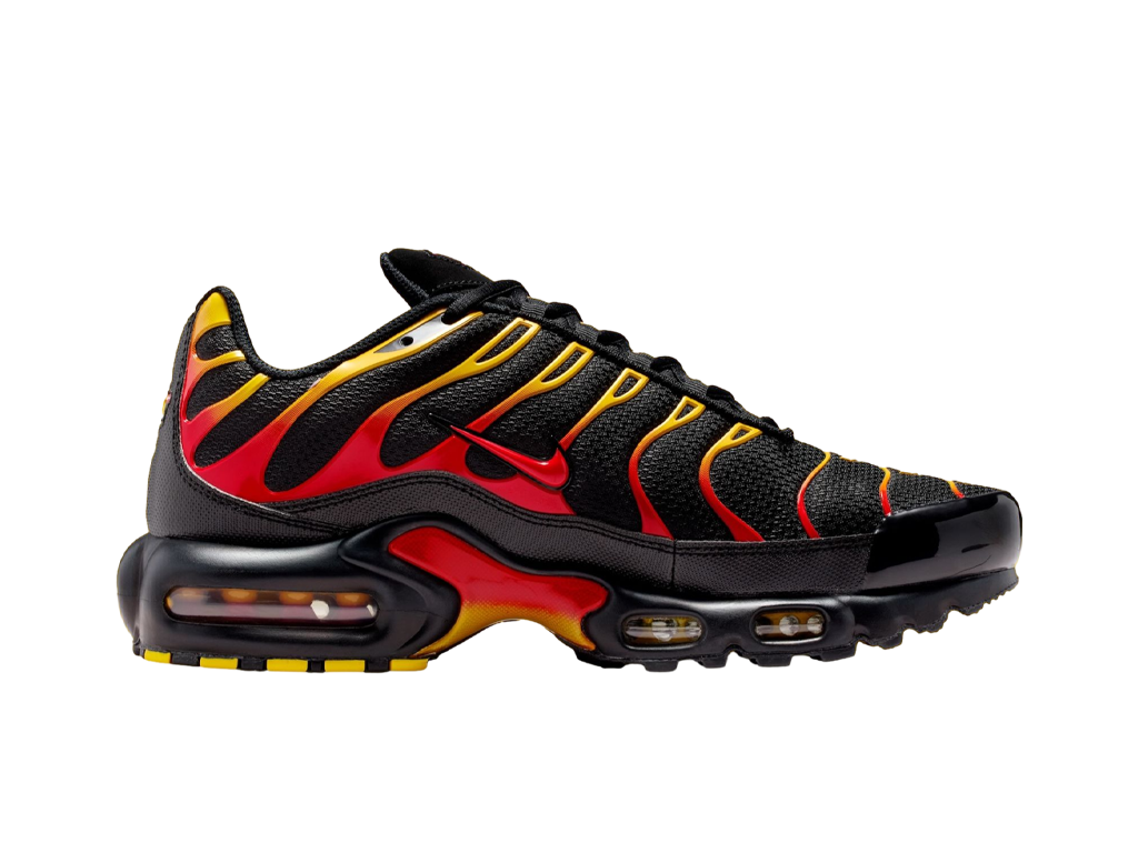 Nike Air Max Plus Black University Gold Red – tenisky – fotka 3 z 5