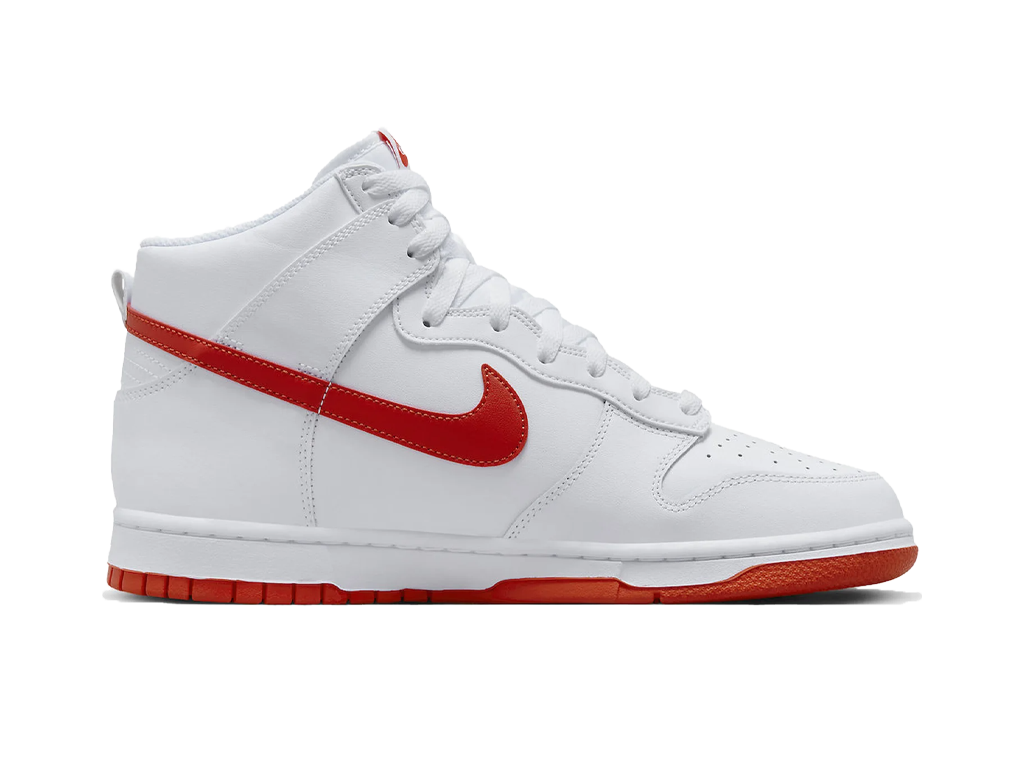 Nike Dunk High GS White Picante Red
