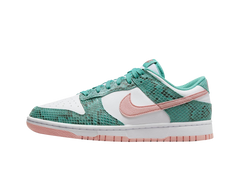 Nike Dunk Low Washed Teal Snakeskin
