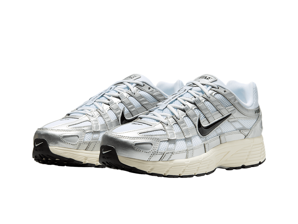 Nike P-6000 White Metallic Silver Flat Silver-Nike-pikastore.cz