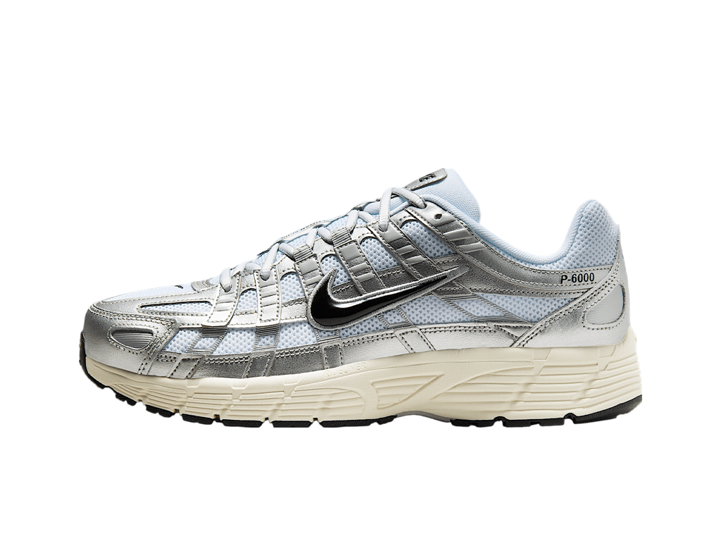 Nike P-6000 White Metallic Silver Flat Silver-Nike-pikastore.cz