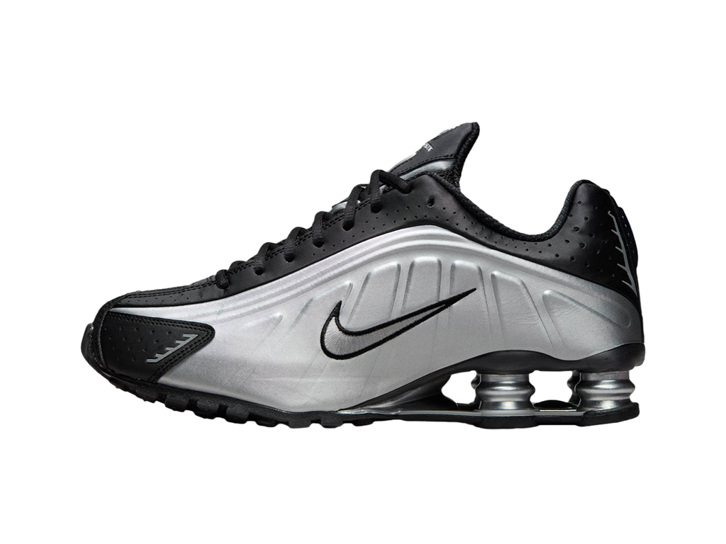 Nike Shox R4 Metallic Silver Black-Nike-pikastore.cz