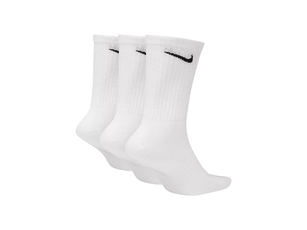 Nike Triple Pack White Socks-Apparel & Accessories-Pikastore-pikastore.cz
