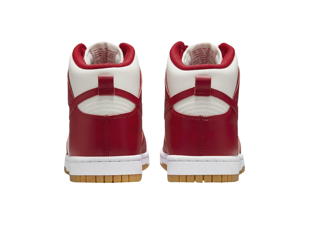 Nike Wmns Dunk High Gym Red Sail Gum – tenisky – fotka 4 z 5