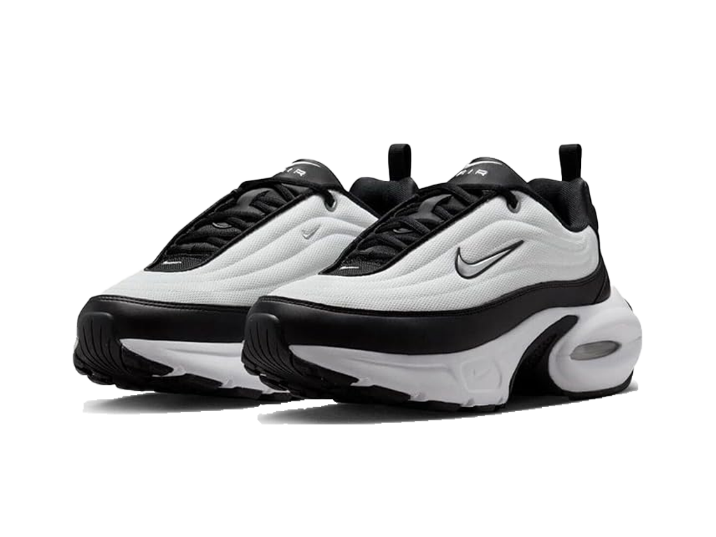 Nike Womens Air Max Portal Black White Metallic Silver-Nike-pikastore.cz