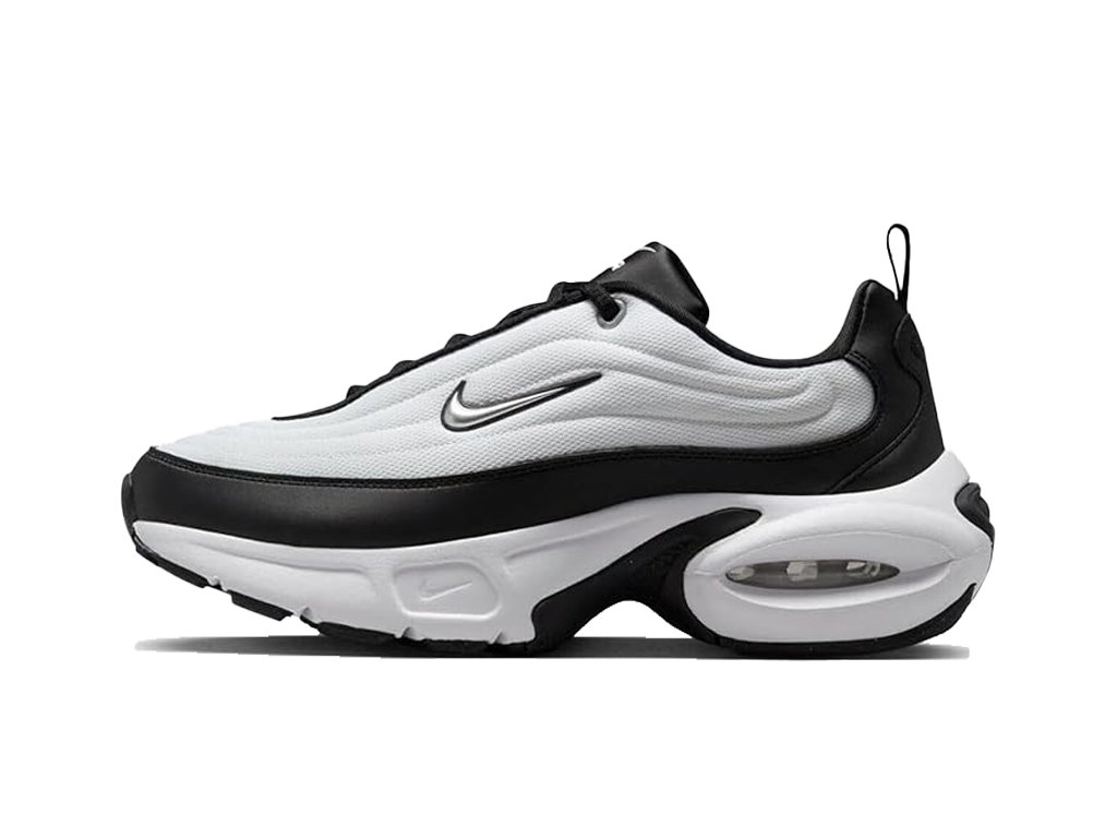 Nike Womens Air Max Portal Black White Metallic Silver-Nike-pikastore.cz
