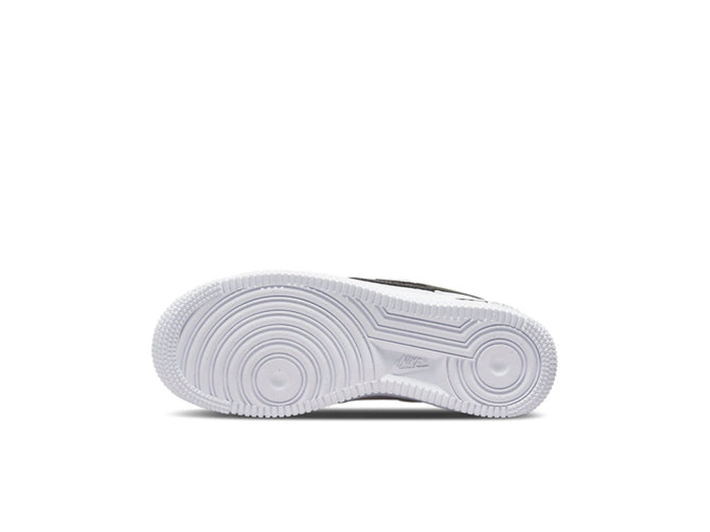 Nike Air Force 1 07 GS Cut Out Swoosh - White Black-Nike-pikastore.cz