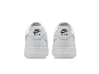 Nike Air Force 1 07 Multi Swoosh - White Black