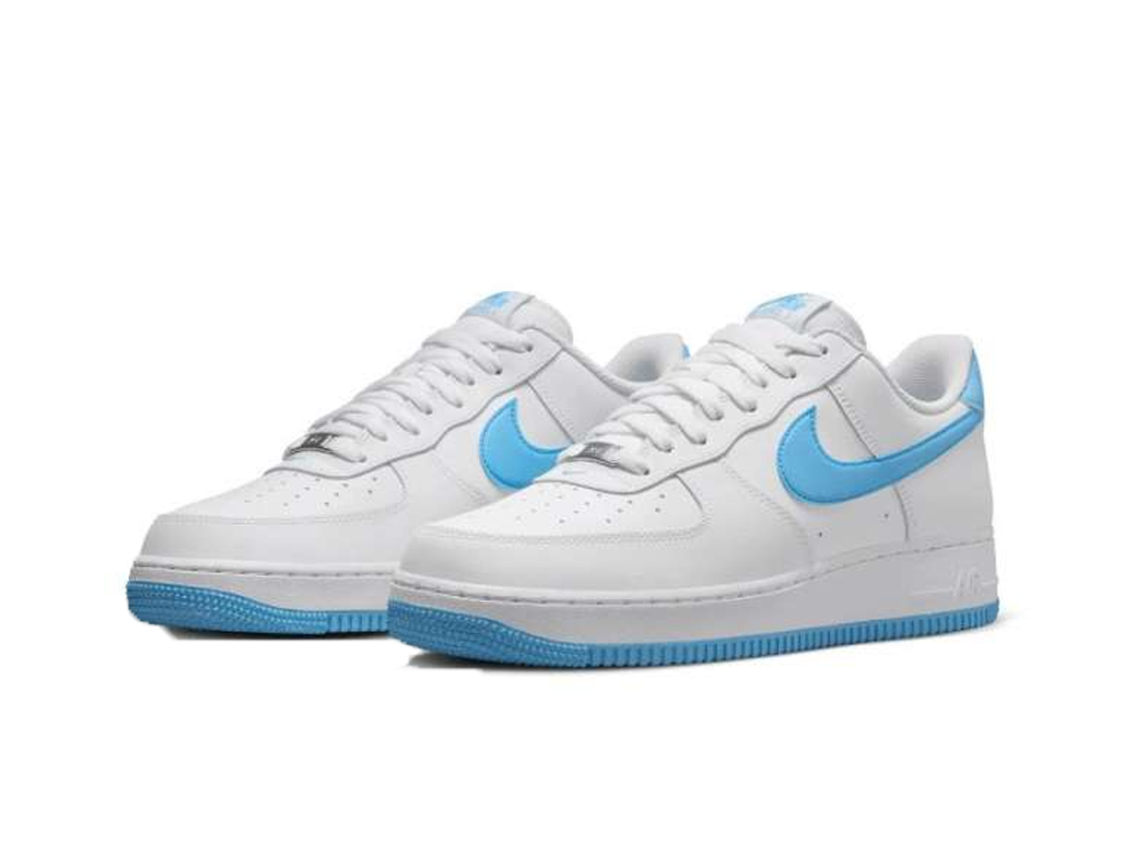 Nike Air Force 1 07 White Aquarius Blue-Nike-pikastore.cz