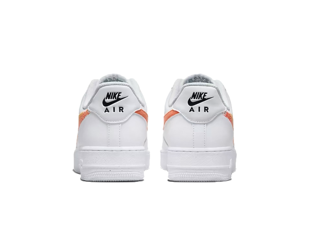 Nike Air Force 1 Low '07 Spray Paint Swoosh White Safety Orange