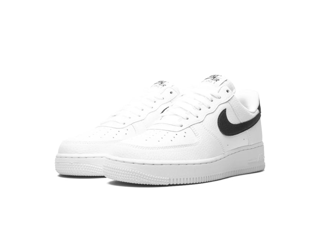 Nike Air Force 1 Low '07 bijele crne šljunčane kože