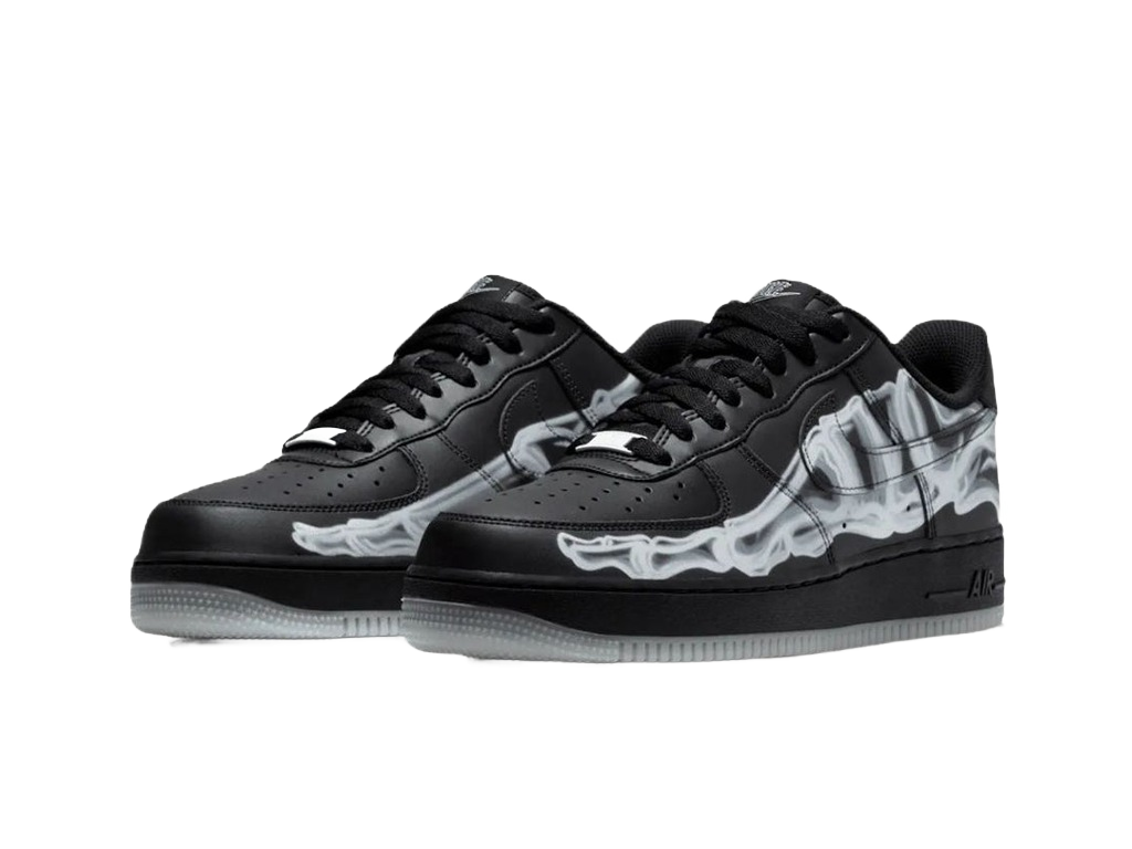 Nike Air Force 1 Low Black Skeleton Halloween (2019)-sneakers-Nike-pikastore.cz
