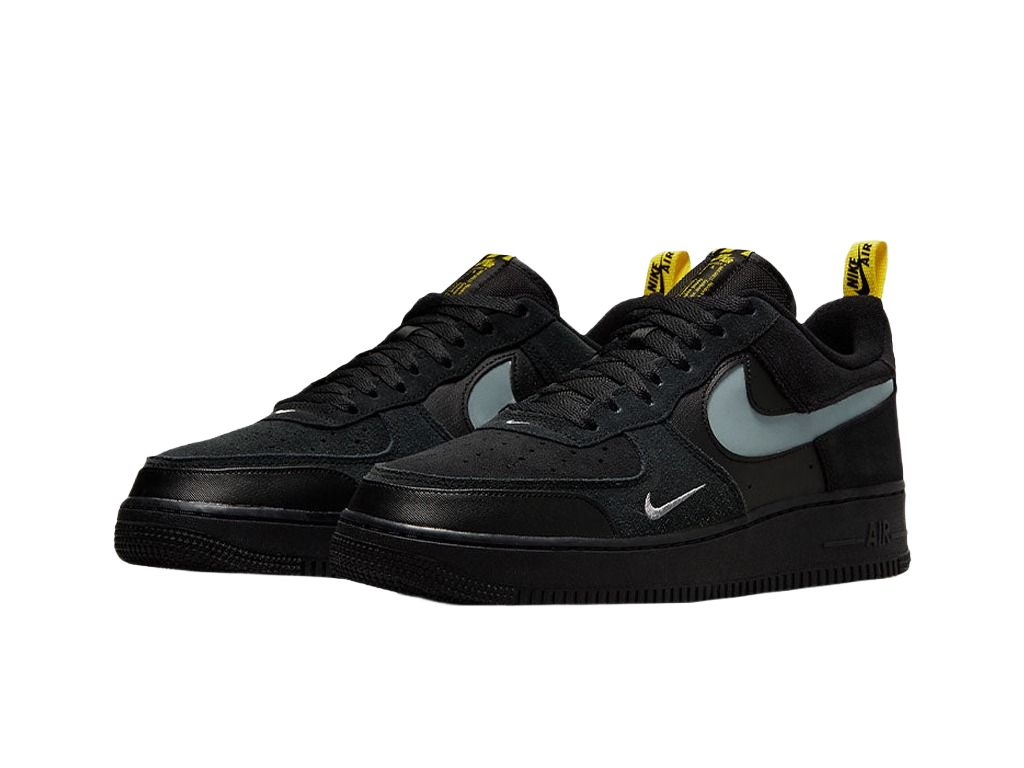 Nike Air Force 1 Low Cut Out Swoosh - Black-Nike-pikastore.cz