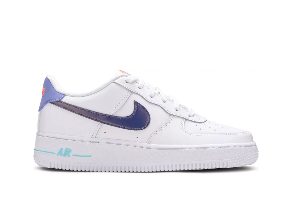 Nike Air Force 1 Low LV8 White Dark Purple (GS)