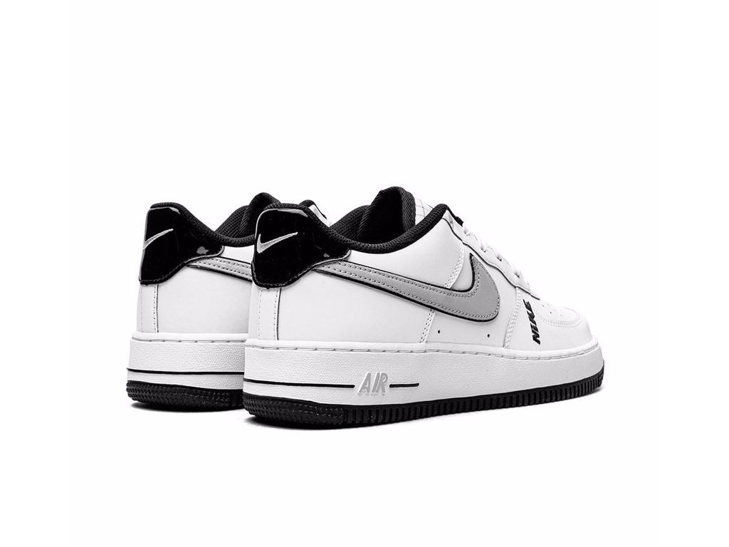 Nike Air Force 1 Low LV8 White Wolf Gray Black (GS)