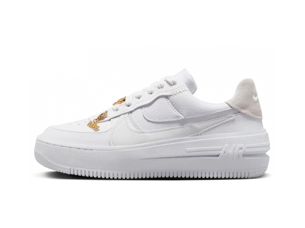 Nike Air Force 1 Low PLT.AF.ORM Bling White Metallic Gold (ženske)