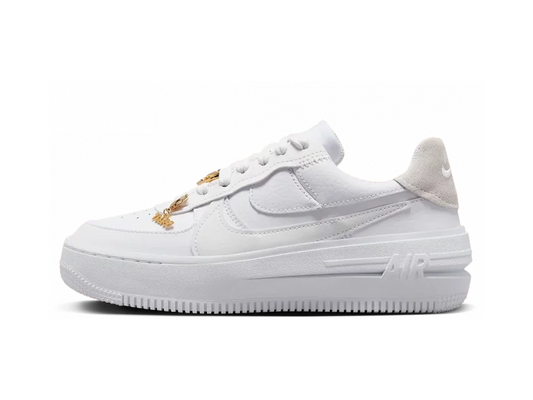 Nike Air Force 1 Low PLT.AF.ORM Bling White Metallic Gold (ženske)