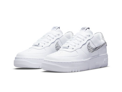 Nike Air Force 1 Low Pixel SE White Zebra (Women's)