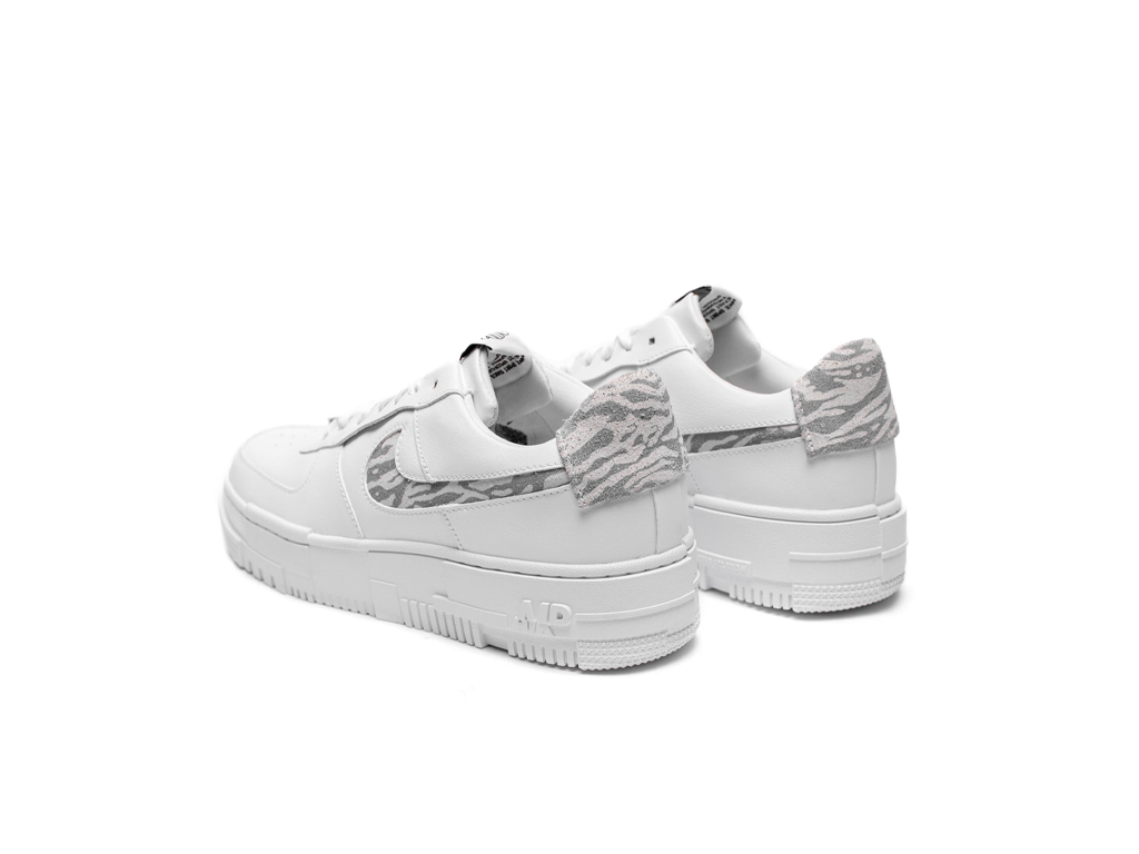 Nike Air Force 1 Low Pixel SE White Zebra (Women's)