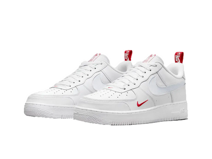 Nike Air Force 1 Low Reflective Swoosh White University Red