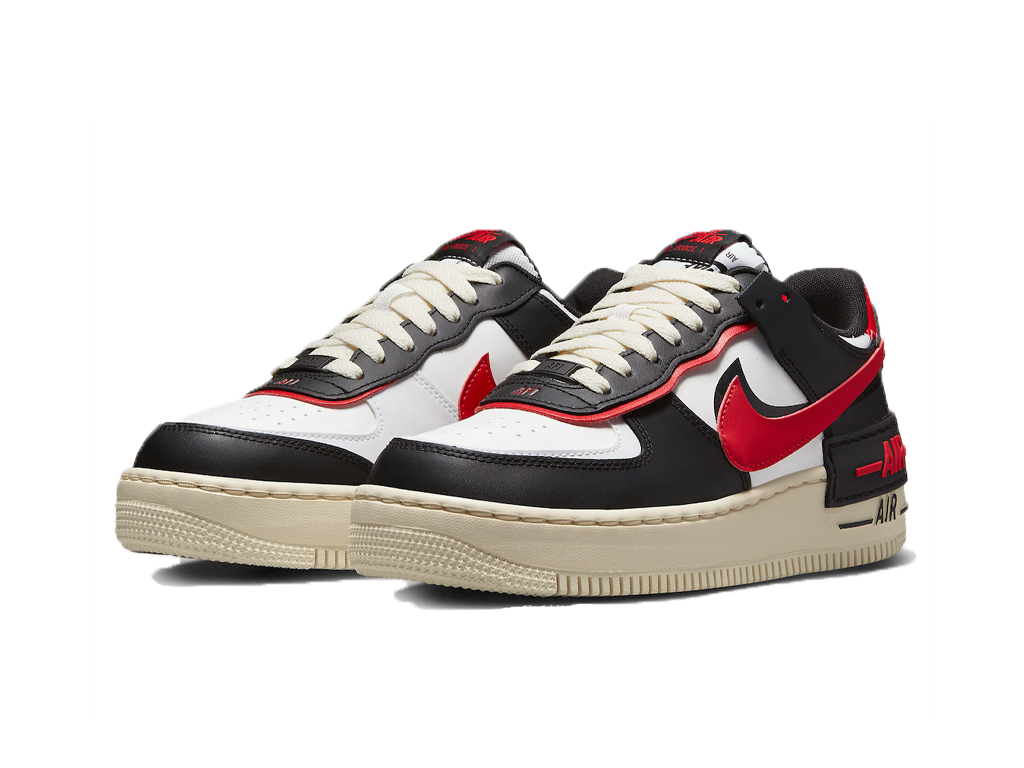 Nike Air Force 1 Low Shadow Summit White University Red Black (Women's)