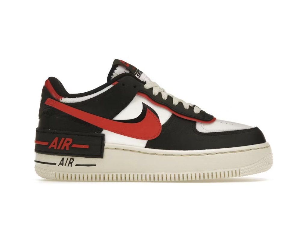 Nike Air Force 1 Low Shadow Summit White University Red Black (ženske)