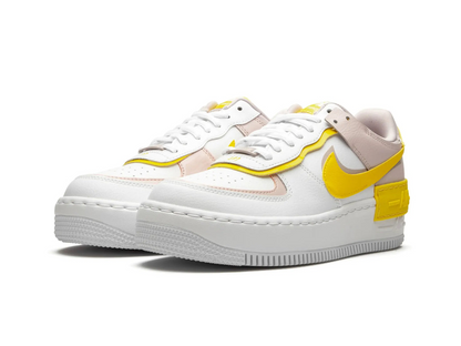 Nike Air Force 1 Low Shadow White Barely Rose Speed Yellow (Women's)