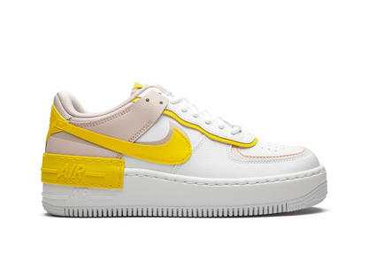 Nike Air Force 1 Low Shadow White Barely Rose Speed ​​Yellow (Women's)