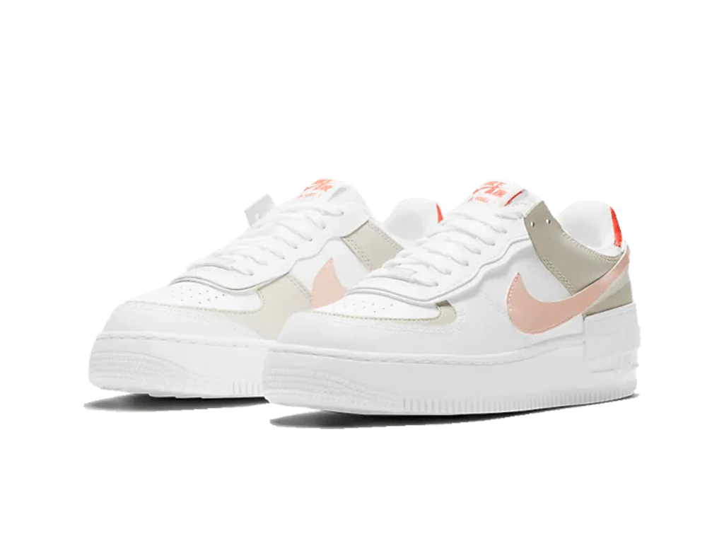Nike Air Force 1 Low Shadow White Bright Mango (Women's)-sneakers-Nike-pikastore.cz