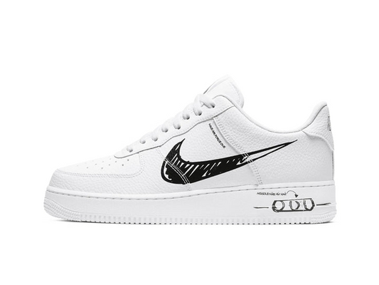 Nike Air Force 1 Low Sketch White Black