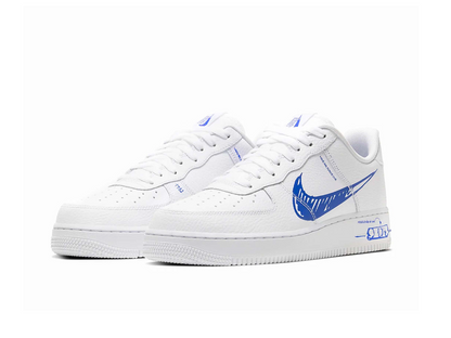 Nike Air Force 1 Low Sketch White Royal