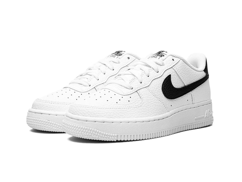 Nike Air Force 1 Low White Black (GS)-sneakers-Nike-pikastore.cz