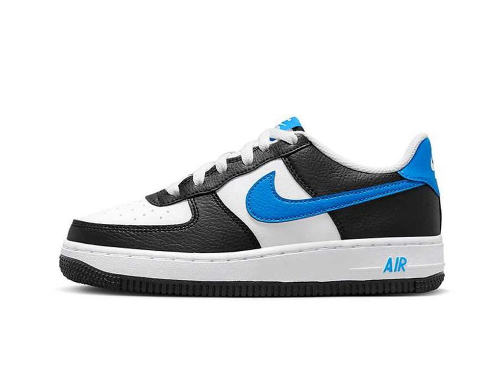 Nike Air Force 1 Low White Black Light Photo Blue (GS)