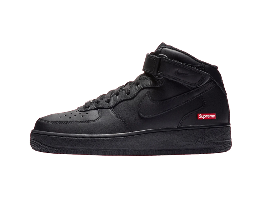 Nike Air Force 1 Mid Supreme Black