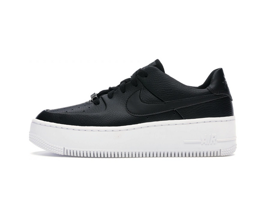 Nike Air Force 1 Sage Low Black White (ženske)