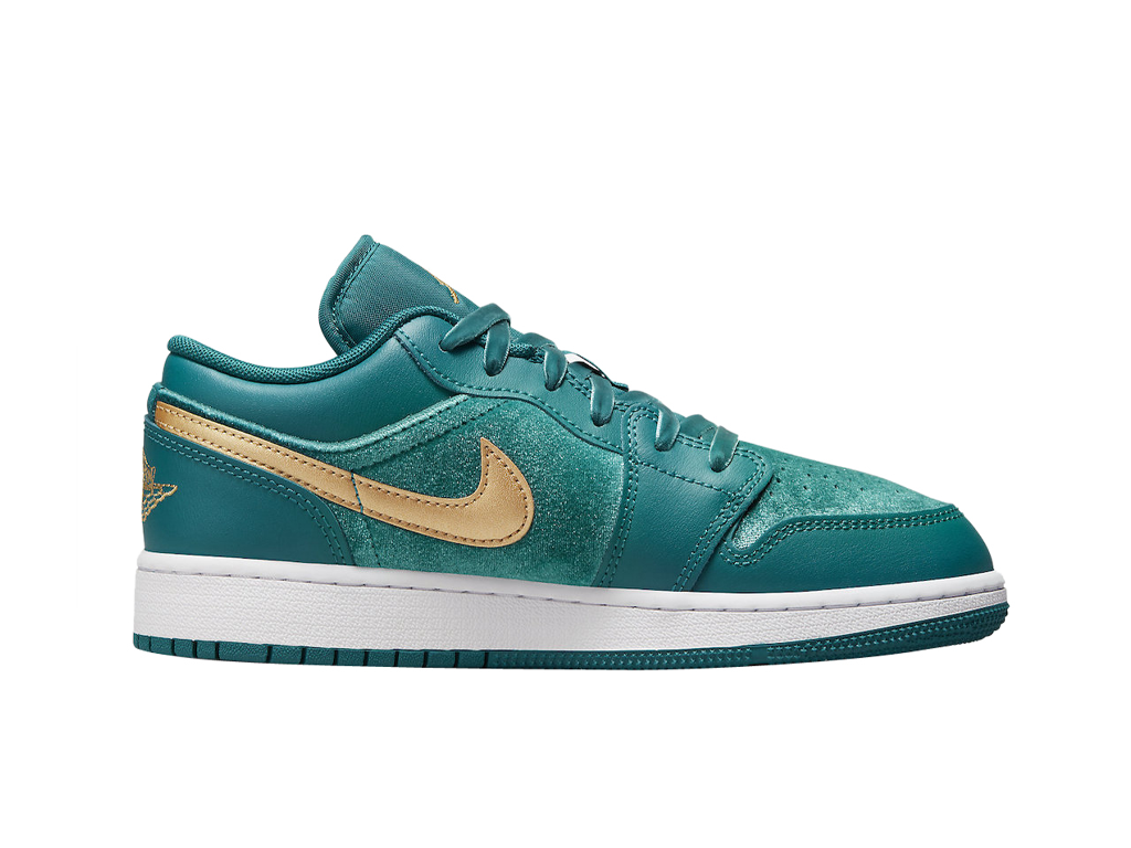 Nike Air Jordan 1 Low SE Velvet GS Geode Teal Velvet-Air Jordan-pikastore.cz