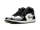 Nike Air Jordan 1 Mid SE Black White Metallic Silver-Air Jordan-pikastore.cz